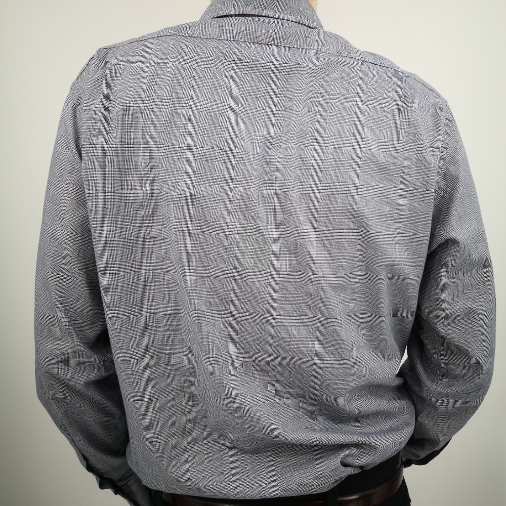 Polo Ralph Lauren Men's L Houndstooth Casual Button Down Long Sleeve Shirt - Picture 7 of 11